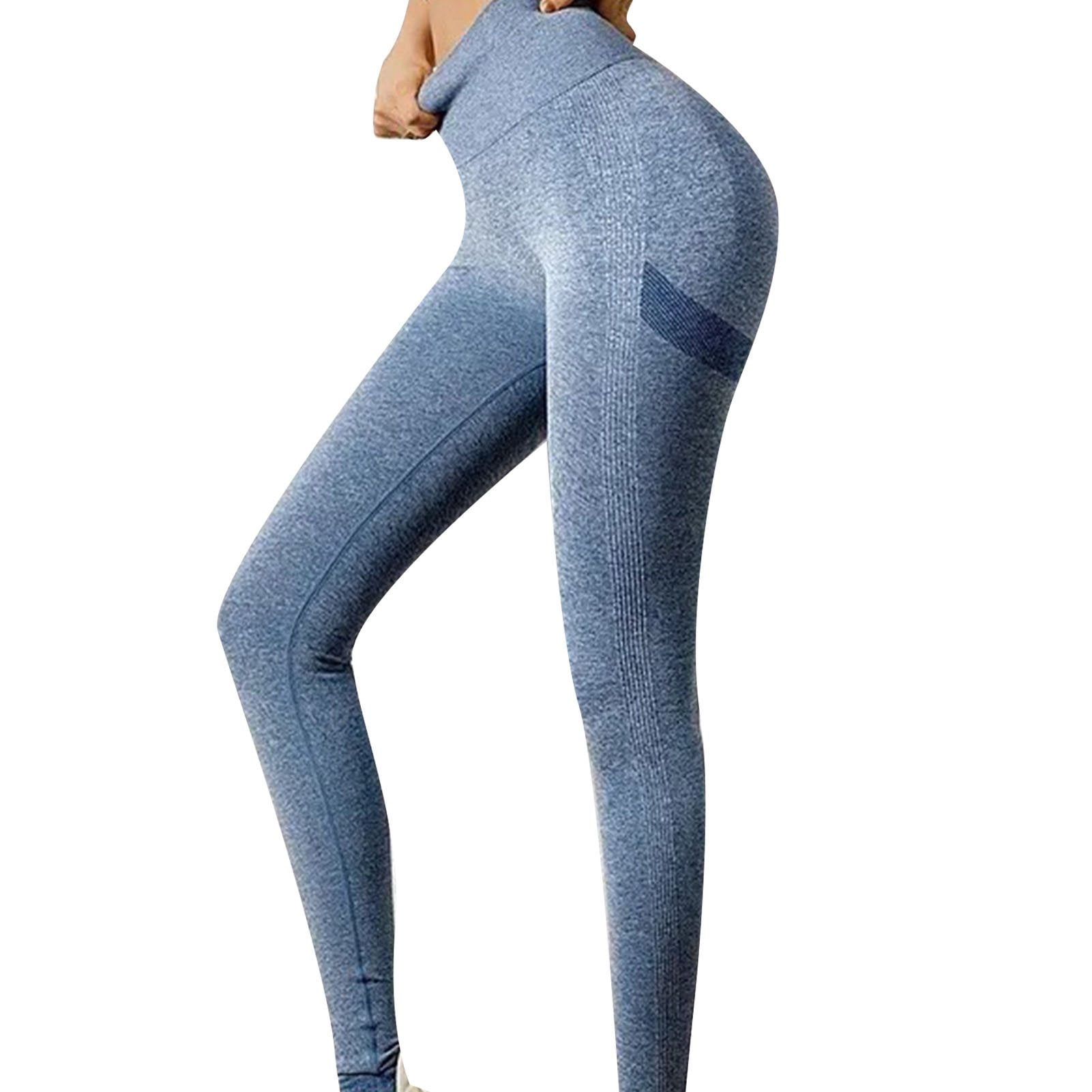 Yoga Pants Peach Hip Split Lines Butt Lifting Leggings Elastic