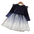 thumbnail image 2 of Esaierr Kids Baby Spring Fall Dress for Girls,Little Girls Tutu Dress Baby Long-Sleeve Pullover Dress Flower Party Mesh Skirt Fashion Baby Skirt Princess Dress for 2-10T, 2 of 8