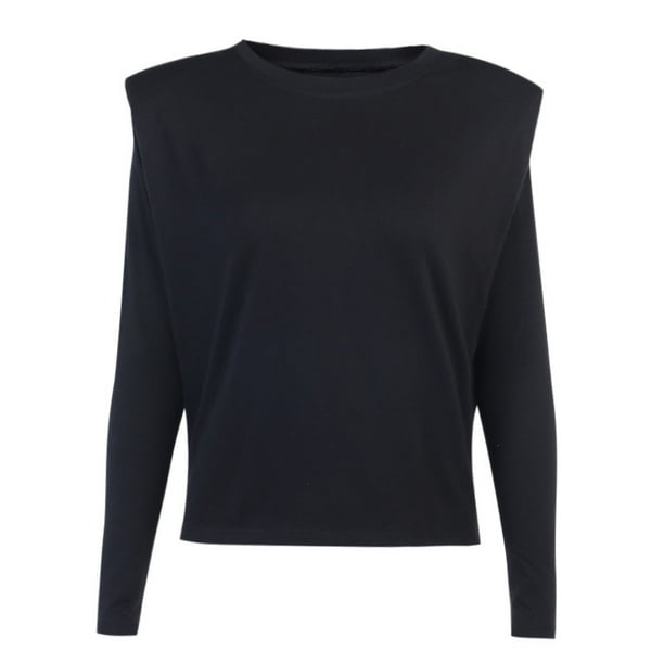 shoulder pad black top