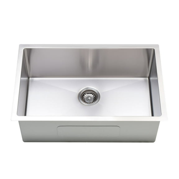 Vuzati 30" x 18" x 9" Undermount Stainless Steel Single Bowl Kitchen Sink