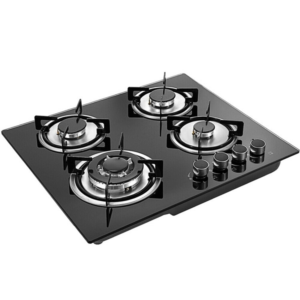 DENEST 5/4 Burners Natural Gas Cooktops Built-in Stove LPG/NG Gas Hob Countertop