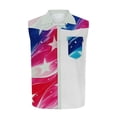 thumbnail image 3 of Dresfit Mens Independence Day Cowboy Shirts Lapel Sleeveless Tank Tops 2026 Summer 4th Of July Shirt Big and Tall Button Down Usa Flag Graphic Tees Pink 5XL, 3 of 4