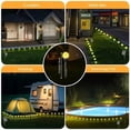thumbnail image 3 of Solar String Lights for Outside，Outdoor String Light 20 LED 16.4ft 8 Lighting Modes Waterproof for Garden, Courtyard,Balcony, Terrace.（Warm White）, 3 of 5