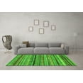thumbnail image 3 of Ahgly Company Indoor Square Abstract Green Modern Area Rugs, 5' Square, 3 of 4
