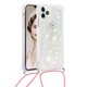 thumbnail image 2 of Funda FOXDOCK para iPhone 11 Pro con Cuerda Ajustable, Brillo Líquido, Protección Antigolpes y Lente – Ideal para Regalo, 2 of 6