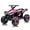 Pink, variant on 12V Kids ATV Quad Car with Forward & Backward Function, Four Wheeler for Kids with Wear-Resistant Wheels, Music, Electric Ride-on ATV for Toddlers Ages 3+ Years Old,Yellow