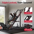 thumbnail image 3 of FED Fitness Feierdun Series LP1 Leg Press Machine, 2‑in‑1 Hack Squat Combo for Home Gym, with Pulley System and 38" Full Rom Squat Range, 3 of 10