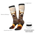 thumbnail image 6 of Salouo Cute Corgi Sunflower Print Women's Men's Ankle Socks 1-pack Casual Athletic Socks for Unisex Adult Moisture-Wicking Socks for Daily Wear/Running/Sport, 6 of 8