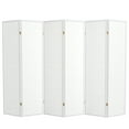 thumbnail image 7 of Red Lantern 6 ft. Tall Window Pane Shoji Screen - White - 6 Panels, 7 of 7