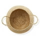 thumbnail image 3 of Cesta de algas marinas con asas Casafield - Maceta mediana de tejido natural para almacenamiento, ideal para decoración del hogar y como cubierta para maceta de interior, 3 of 7