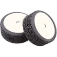 thumbnail image 4 of LINLIN 4 piezas RC 1:10 Rally Car 68 mm Neumáticos de goma Llantas de plato duro Hex 12 mm Compatible con 1/10 RC On Road Flat Run Car Tamiya CC01 Axial Scx10 Traxxas HPI Neumáticos Piezas, 4 of 7