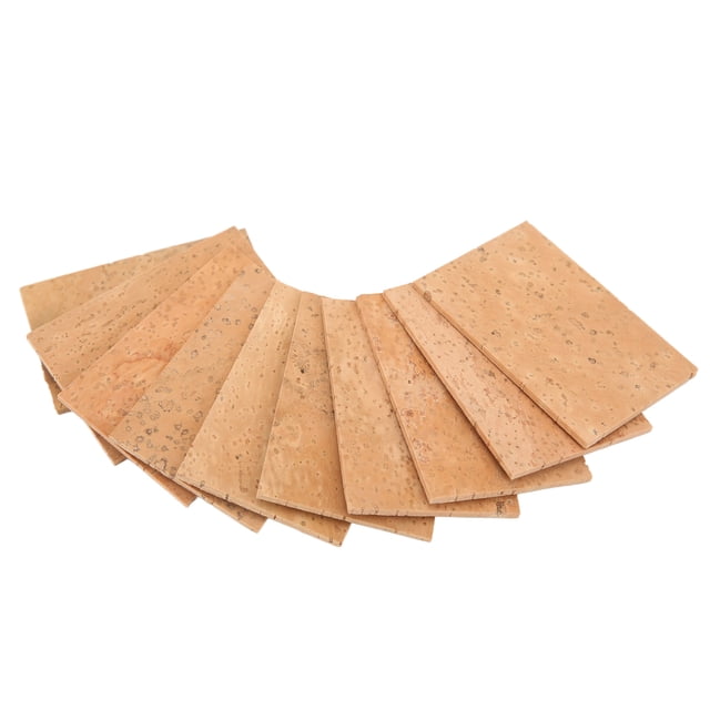 Kit de Remplacement de Liège, 10 Pcs Saxophone Liège Naturel Kit de Réparation de Saxophone Coussinets de Liège Design de Pointe