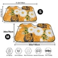 thumbnail image 3 of Balery White Floral And Butterflies Windshield Sun Shade, Car Front Window Sunshade Cover ,Automotive Interior Portected Blocks Uv Rays For Car Pickup Truck Suv Accessories- Small, 3 of 7
