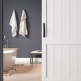 thumbnail image 4 of tssuouriy Black Modern Style Sliding Door Handle Strong Rust-proof And Easy To Install Durability Aluminum 1Set, 4 of 6