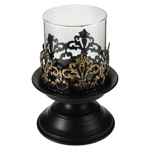 FRCOLOR Iron Simple Candle Holder for Aromatherapy Metal Candle Cup Rustic Decor Minimalist Iron Candlestick Holder Elegant Candle Decor for Home