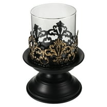 FRCOLOR Iron Simple Candle Holder for Aromatherapy Metal Candle Cup Rustic Decor Minimalist Iron Candlestick Holder Elegant Candle Decor for Home