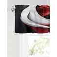 thumbnail image 6 of Valances for Windows Abstract Stitching Rod Pocket Cafe Window Treatments Valance Curtains for Kitchen Bathroom Laundry Basement Windows 60"x18", 6 of 9