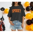 thumbnail image 4 of ALLTB Halloween T Shirts for Women Oversized Spooky Season Shirt Vintage Spooky Embroidered Graphic Casual Short Sleeve Tees, 4 of 7