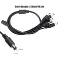 thumbnail image 1 of Power Splitter, Cable Splitter Cable Splitter 5.5x2.1mm for CCTV Camera 1 Female to 2 Male, 1 of 7