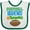 White and Green, variant on Inktastic Football Legend In Training Boys Baby Bib