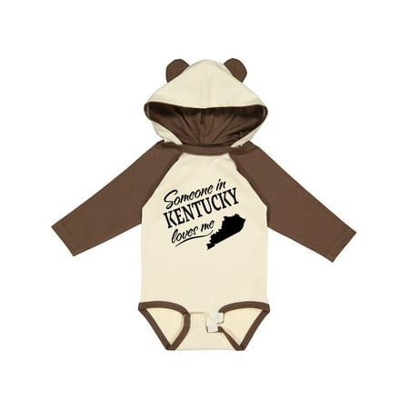 

Inktastic Someone in Kentucky Loves Me Gift Baby Boy or Baby Girl Long Sleeve Bodysuit