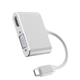 thumbnail image 3 of Type C To VGA Adapter, Simultaneous Output Type C To HD Multimedia Interface VGA Adapter  for Conference Silver,Grey, 3 of 8