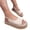 Beige, variant on Espadrille Comfort Footwear, Women's Knit Open Toe Platform Sandals Casual Woven Slingback Slide Shoes Summer Breathable Espadrille Comfort Walking Mules, Light Green 6.5