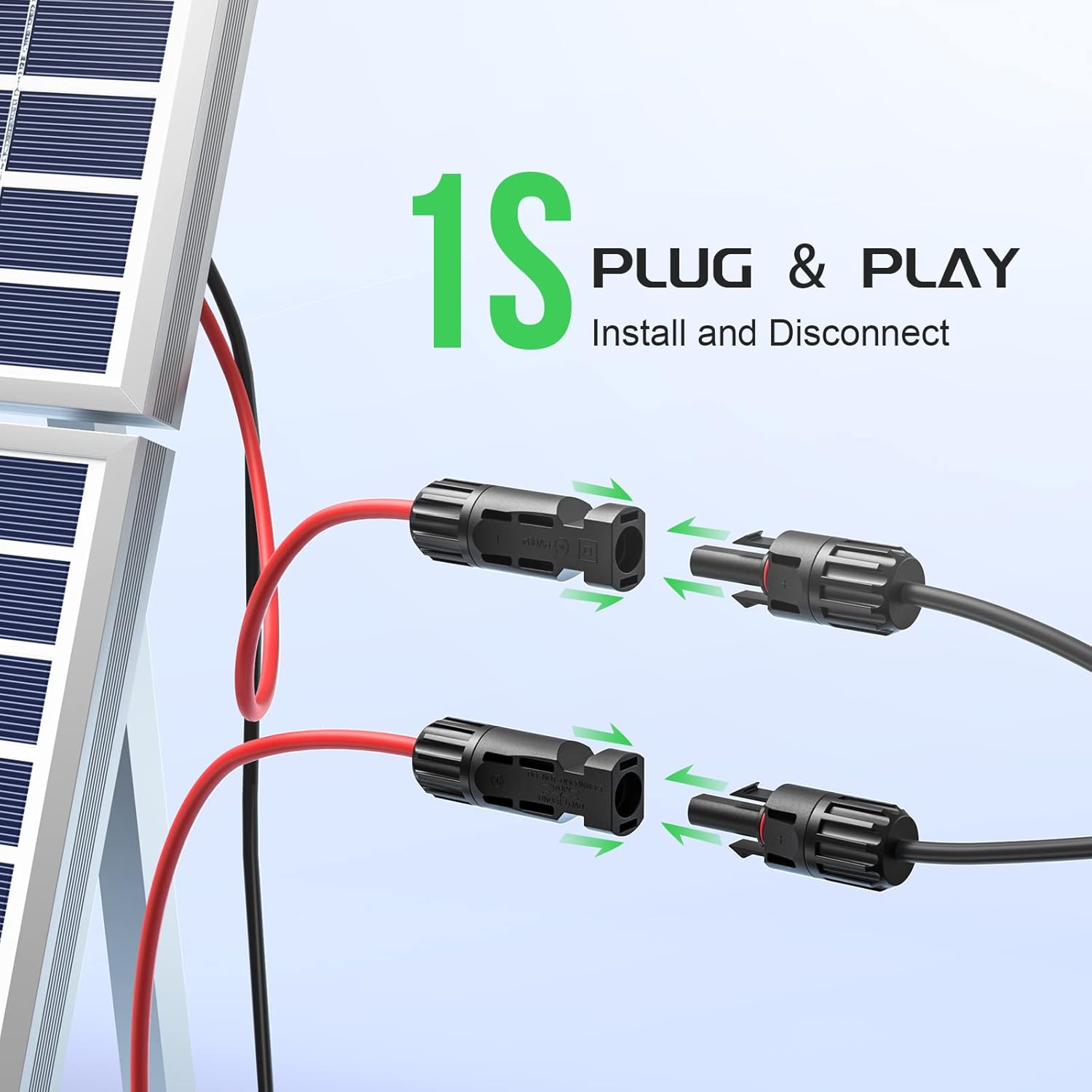 Stack Shadow Solar to XT60 Charge Extension Cable 12AWG 3.3Ft Solar Connector to XT60 Adapter Cable for Solar Panel to LiFePO4 Battery RV Portable Power Station Solar Generator