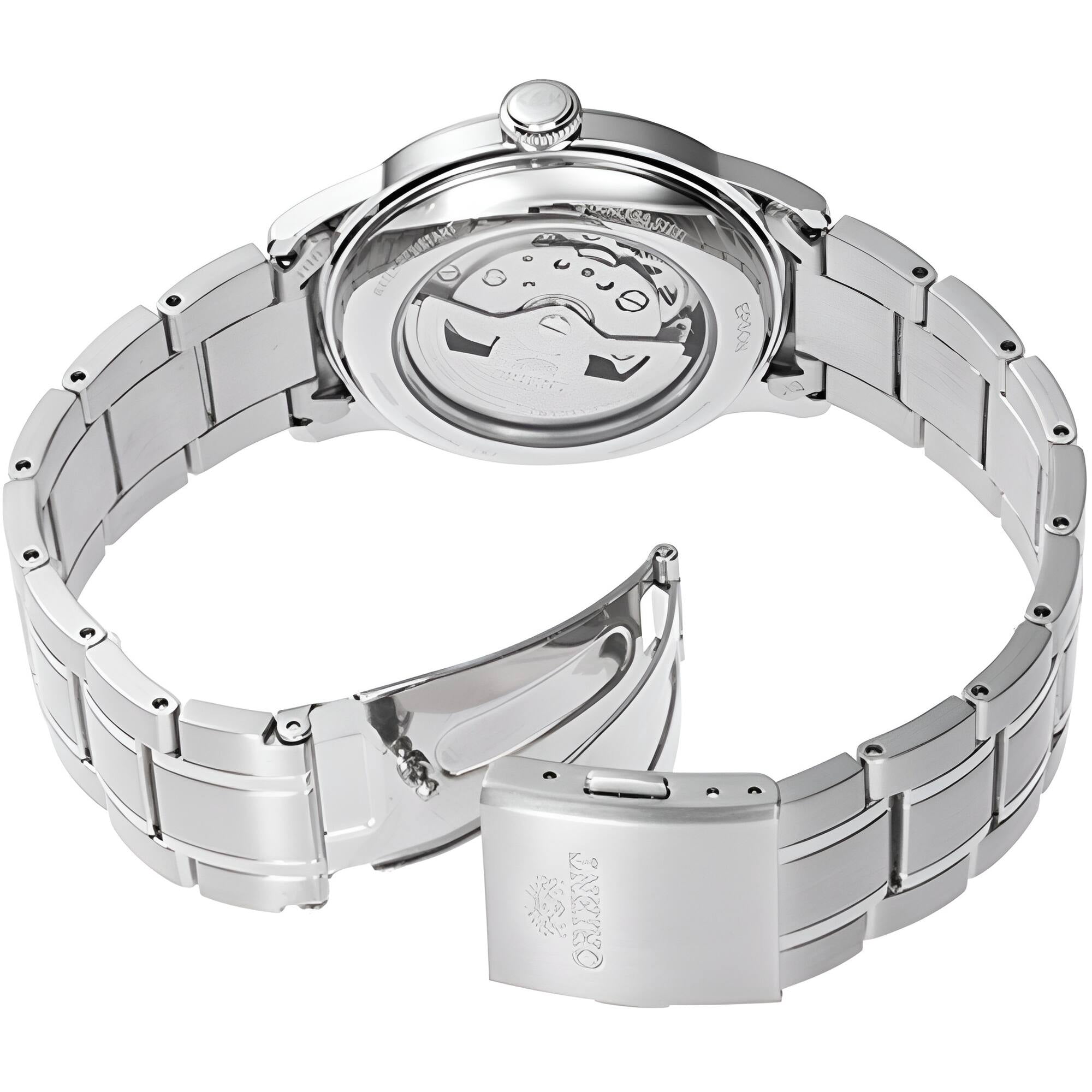 Orient Bambino Stainless Steel Light Blue Dial Automatic RA-AC0M10L Men's Watch