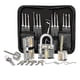thumbnail image 1 of Beginner Lock Picking Set with 3 Transparent Practice Locks and 25 Tools for Skill Development, 1 of 3