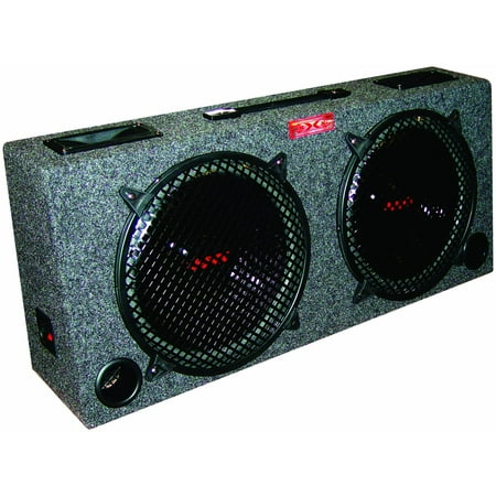 Kic100 Dual 10 Inch Car Audio Subwoofer Box with 5 Inch (Best Subwoofer Box Design For Deep Bass)