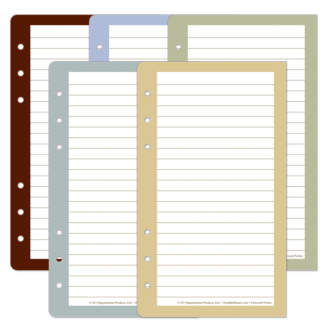 FranklinCovey Pocket Color Wide Lined Pages