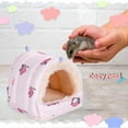 thumbnail image 5 of Warm Small Pet Animals Bed Dutch Pig Hamster Nest Hedgehog Rat Chinchilla Guinea Habitat Mini House - style6, 5 of 5