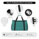 thumbnail image 4 of Disketp Aquamarine Glitter Bolsa de Viaje Tipo Duffle, Bolso de Mano para Fin de Semana para Mujer, Bolsa de Gimnasio Ligera para Hombre, Esencial para Viajes, 4 of 7
