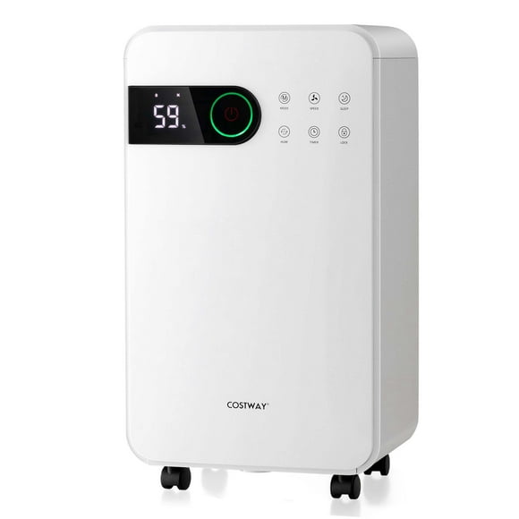 Costway Dehumidifier for Home Basement Portable 32 Pints with Sleep Mode up to 2500 Sq. Ft