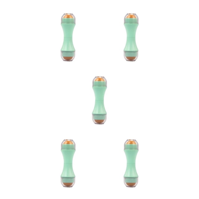 Bola de control de succión de aceite de piedra Minnieouse Rodillo facial Herramienta de maquillaje Verde