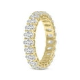 thumbnail image 2 of SZUL Women's Oval Lab Grown Diamond Eternity Band in 14K Yellow Gold (6.80 Carat TW), 2 of 5