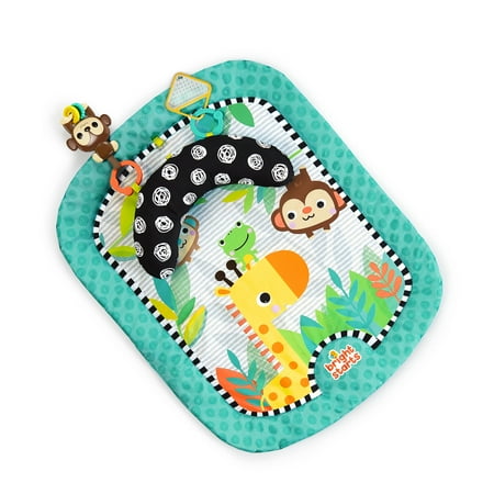 Bright Starts Prop Activity Play Mat with Support Pillow - Giggle (Best Baby Play Mat Reviews)