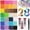 Multicolor-28, variant on 28 Color DIY Resin Rhinestone Kit 32000 Pcs 2-3mm Multicolor Book Bedazzling Kit for Diamond Painting, Clothes, Cup, Shoes, Nails & Craft Projects
