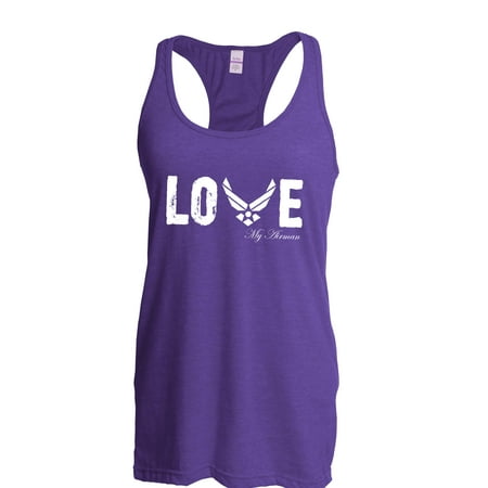 

Artix - Women s Racerback Tank Top - Love My Airman