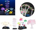 thumbnail image 3 of Aquarium Plants Fish Tank Decorations, Decorative Silicone Luminous Coral Decoration Aquarium Decoration Set  for Fish Tank for Aquarium for Waterscape, 3 of 7