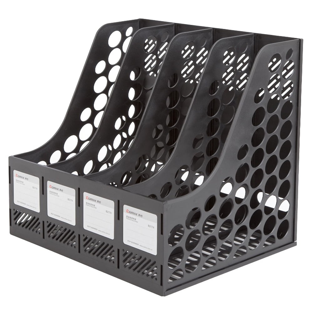 Comix B2174 Office Desktop Plastic Magazine File Literature Holders