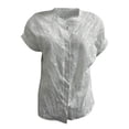 thumbnail image 5 of T Shirts For Women Womens Tops Summer Simple And Casual V Neck Solid Color Shirt Blouse, 5 of 7