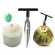 thumbnail image 5 of 2 Pices Ouvre-noix De Coco Outil De Perforation De Noix De Coco En Acier Inoxydable Outil De Forage De Noix De Coco Ouvert En Quelques Secondes Su, 5 of 5