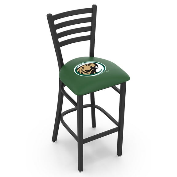 L004 Bemidji State 25" Stationary Counter Stool with Black Wrinkle Finish