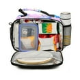 thumbnail image 2 of FORMRS Student Insulated Lunch Bag with Shoulder Strap Reusable Cooler Box for School, Pastel Pink Marble Pattern, 2 of 9