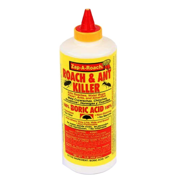Zap-A-Roach Boric Acid 100% Roach & Ant Killer, 16 Ounces - Walmart.com