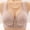 Grey, variant on Jelly Bras For Women Front Closure Bra For Senior Women Plus Size Full Coverage Comfort Wireless Support Pink S-Xxl