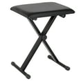 thumbnail image 1 of HOMCOM Adjustable Piano Bench, X-Style Folding Piano Stool, 1 of 10