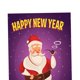 thumbnail image 3 of Bandera de jardín al aire libre de doble cara con diseño de Papá Noel, bandera de temporada para festivales festivos Fumando santa, 3 of 7